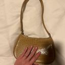 Nine West Vintage snake skin crocodile  camel mini shoulder bag! Photo 3