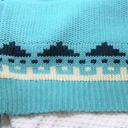 Weatherproof NEW  Fair Isle Pullover Sweater, Turqouise, Size Large Photo 7