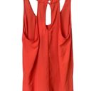 Under Skies NWT  Bevello Boutique Orange Halter Back Tank Top Size S Photo 2