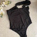 White Fox Boutique NWT  Wish it was you black bodysuit Size Small Photo 2