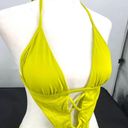 l*space L* Neon Yellow Cutout Swimsuit Size S NWT $187 Photo 2