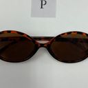 Small Retro Oval Sunglasses / Leopard Oval Sunglasses Multi Photo 4