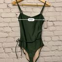 Chelsea28 Women’s Easy Retro Tie One Piece Swimsuit Size XS Green Duck NWT Photo 4