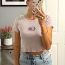 The Moon Sun &  Purple Cropped Tee Photo 0