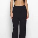 SKIMS NWT  Black Onyx S Straight Leg Relaxed Fit Ultra Soft Loose Boyfriend Pant Photo 0