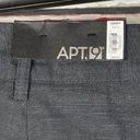 Apt. 9  SZ 16 Capris Pants Pockets Straight Leg Modern Fit Polished Cotton Gray Photo 5