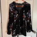 American Eagle  Floral Long Sleeve with Tiered Peplum Photo 4