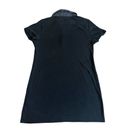 Tommy Hilfiger  Black Polo Dress Short Sleeve Polka Dot Stretch Size Large Womens Photo 5