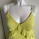 Lulus *NWT*  Chartreuse Medium spaghetti strap midi dress Photo 1