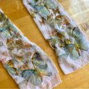 Ecru Butterfly Print Sheer, Lightweight Scarf, Ivory, Cream, , Colorful Photo 2