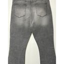 Loft  The High Waist Kick Crop Gray Jeans Frayed Hem Plus Size 14 32 New w/ Tags Photo 8