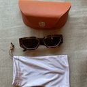 Tory Burch kira geometric sunglasses TY 9070 U 151973 Dark Tortoise Photo 4