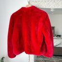 ZARA  Faux Fur Zip Up Jacket Photo 3