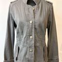 DKNY Jeans Military Style Jacket Size Large Photo 2