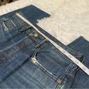 Vince  Selvedge Boyfriend Slouch Union Cuffed Jeans in Blue Photo 2