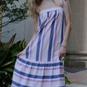 Bebop Purple/Pink Striped Sundress Photo 3