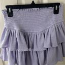 Purple mini skirt Size L Photo 0