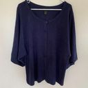 Lane Bryant  Blue Dolman Sleeve Button Front Cardigan Size 18/20 Photo 0