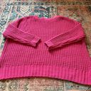American Eagle Outfitters Hot Pink Sweater Photo 1