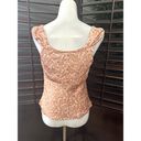 Treasure & Bond  Women's Pink Floral Satin Sleeveless Cap Sleeve Blouse S NWOT Photo 4