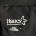 Hanes  Women's Bike Shorts Size Small Black Stretch Athletic Activewear Workout Photo 5