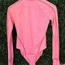 Free People  HAH  Gloves Off Bodysuit Swimsuit In Electric Pink Sz Small-NWOT Photo 0