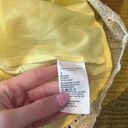 American Eagle NWT  Garden Party Ruffle Dress Yellow Floral Eyelet Size Small Photo 4