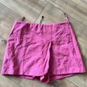 ZARA 4/$25 NEW  Linen Blend Skort Pink Sz XS Photo 4