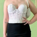 Frederick's of Hollywood  White Lace Bustier Top Photo 3
