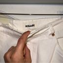 Rolla's NWT Rolla’s Original High Rise Straight Jeans in White Size: 29 Photo 5