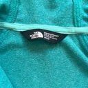 The North Face Women’s heathered green zip up hoodie jacket XS extra small EUC Photo 3