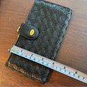 L.A.M.B. Vintage Bally Leather weave Kisslock Bifold Wallet Photo 10