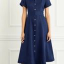Hill House NWT  Navy The Lily Linen Dress Size XXS Photo 0