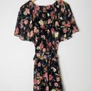 Tanya Taylor  Mara Floral Print Flutter Sleeve Mini Dress Photo 3