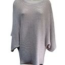 Blossom SOMA Shine Cotton Blend Kimono Sleeve Sweater Heather  Photo 4