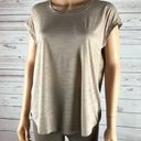 BCBG MAX AZRIA Beige Tee with Open Back, SMALL Photo 2