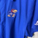 Russell Athletic University of Kansas Polo Short Sleeve Shirt Blue Sports Russell X-Large Photo 3