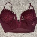 Boutique Maroon Corset Bra Top Photo 0