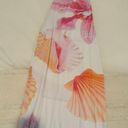 White Fox Boutique Pink Orange White Fox Maxi Dress Photo 1