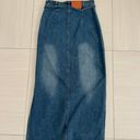 Princess Polly Denim Maxi Skirt Photo 4