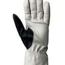 Isabel Marant  Lambskin Leather Two Tone White and Black Gloves Photo 4