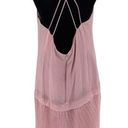 Symbiose by Hinda A Womens Crisscross Chiffon Cocktail Dress Pink Medium NWT Photo 3