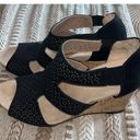 Life Stride  Geometric Cutout Wedge Heel Slingbacks- Heidi size 9 wide cork bottom Photo 2