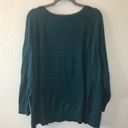 Dress Barn  Sweater Teal Scoop Neck Knit Sz 2X GUC Plus Size Casual Long Sleeve Photo 11