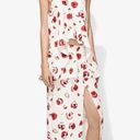 Proenza Schouler $1950  2 High Slit Midi Skirt Peplum Poppy Cream White Red Black Photo 0