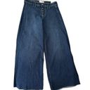 Free People NWOT  CRVY Counter Culture Low Rise Wide Leg Jeans in Dark Wash Photo 1