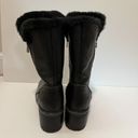 Pacific&Co Bos &  Match Faux Fur Lined Black Leather Calf Boot Size 39 Photo 4