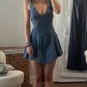 Free People Blue Mini Dress Photo 0