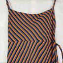 Olivaceous  Purple & Orange Striped Fitted Straight Maxi Dress S Photo 2