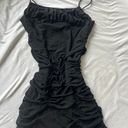 Garage Black Lace Fitted Dress Photo 0